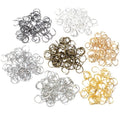 200pcs Pack 4-10mm Electroplated Iron Open Jump Rings For DIY Jewelry Making Accessories view 5