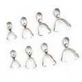 Stainless Steel Pendant Bail Clasps For DIY Necklace Handmade Jewelry Accessories view 2