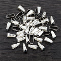 100pcs 11x4mm Pendant Bail Connectors For DIY Necklace Charm Jewelry Making Accessories view 4