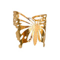 European American Metal Butterfly Hollow Open Bangle Minimalist Fashion Arm Cuff view 5