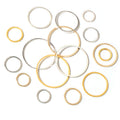 20-50 Pcs 8-40mm 60mm Electroplated Pure Copper Earring Hoops And Round Ear Wire Findings Earrings view 1