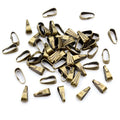 100pcs Bag 9x4mm Melon Seed Bails Pendant Charm Connector Buckles For DIY Necklace Accessories view 4