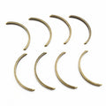 Antique Bronze Alloy Semi Circle Bracelet Connector Links For DIY Bangle Jewelry Accessories view 1