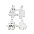 Zinc Alloy Heart Letter Charm Pendant No.365578 for DIY Necklace Bracelet Jewelry Making view 2