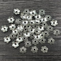 50pcs 10mm Alloy Flower Bead Caps For Handmade DIY Bracelet Necklace Jewelry Accessories view 4