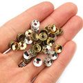 Zinc Alloy T Pattern Ring Beads For DIY Bracelet Necklace Jewelry Making Loose Bead Accessories view 3