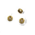 Zinc Alloy T Pattern Ring Beads For DIY Bracelet Necklace Jewelry Making Loose Bead Accessories view 2