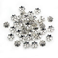 50pcs 10mm Alloy Bead Caps Flower Spacers For DIY Beaded Bracelet Necklace Accessories view 4