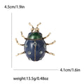 Alloy Enamel Ladybug Brooch Pin for Suits and Cardigans view 6