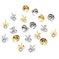 4x10mm Gold Zinc Alloy Charm Pendant for DIY Necklace Bracelet Jewelry Making view 1