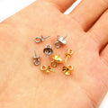 4x10mm Gold Zinc Alloy Charm Pendant for DIY Necklace Bracelet Jewelry Making view 4