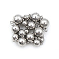 Stainless Steel Round Ball Magnetic Clasps For DIY Simple Bracelet Necklace Connectors view 4