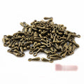 7x3mm Gold Zinc Alloy Charm Pendant for DIY Necklace Bracelet Jewelry Making view 3