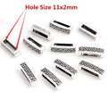 20pcs 16x6x6mm Flat Beads With 1cm Wide Hole For Leather Bracelet DIY Jewelry Spacers view 4