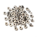 100pcs 6x2.5mm Flat Spacer Beads Disc Separators For DIY Beaded Bracelets And Necklaces view 3