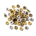 100pcs 6x2.5mm Flat Spacer Beads Disc Separators For DIY Beaded Bracelets And Necklaces view 5