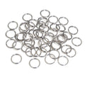 100Pcs 4-12mm Stainless Steel Double Loop Open Jump Rings DIY Jewelry Findings view 3