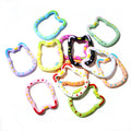 10pcs Mixed Color Lobster Clasps And Split Key Rings For DIY Jewelry Accessories view 3