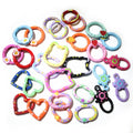 10pcs Mixed Color Lobster Clasps And Split Key Rings For DIY Jewelry Accessories view 5