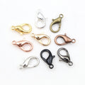 50pcs Zinc Alloy Small Lobster Clasps For DIY Jewelry, Bag Chains, Bracelets And Necklaces view 3
