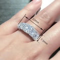 Elegant Geometric Wedding Ring, Daily Versatile Engagement Proposal Women's Finger Jewelry view 4