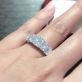 Elegant Geometric Wedding Ring, Daily Versatile Engagement Proposal Women's Finger Jewelry view 2