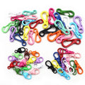 20pcs Color Enamel Spring Snap Clasps Open Jump Rings Lobster Keychain Hooks For Bags Toys Accessories view 5