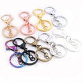 30mm Key Ring With 7cm Chain Lobster Clasp For DIY Keychain Hanger Jewelry Accessories view 5