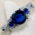 European American Minimalist Geometric Color Matching Ring, Premium Design Fashion Finger Ring view 1