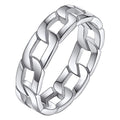 European American Metal Style Men's Minimalist Ring, Trendy Cross Border Finger Ring view 5