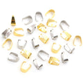 100pcs Stainless Steel Melon Seed Bails Pendant Necklace Clasp Hooks For DIY Jewelry Accessories view 5