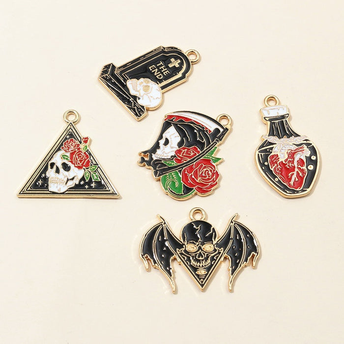 Gold Zinc Alloy Charm Pendant No.559081 for DIY Necklace Bracelet Jewelry Making