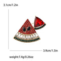 Alloy Rhinestone Watermelon Brooch Pin For Suits And Cardigans view 4