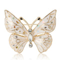 Alloy Enamel Shell Butterfly Brooch Pin For Women's Apparel view 5