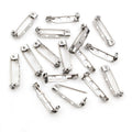 Stainless Steel Rabbit Head And Tail Brooch Base With Locking Safety Pin Clasp view 2