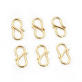 50pcs Stainless Steel S Hook Clasps For DIY Bracelet Necklace Connector Jewelry Findings 15g view 4