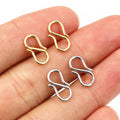 50pcs Stainless Steel S Hook Clasps For DIY Bracelet Necklace Connector Jewelry Findings 15g view 3