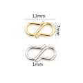 50pcs Stainless Steel S Hook Clasps For DIY Bracelet Necklace Connector Jewelry Findings 15g view 2