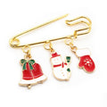 Large Brooch Safety Pins With Welded Small Round Loop Hole Multicolor Spring Clasp Pin Findings view 2