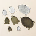 30x40mm Gold Zinc Alloy Charm Pendant for DIY Necklace Bracelet Jewelry Making view 3