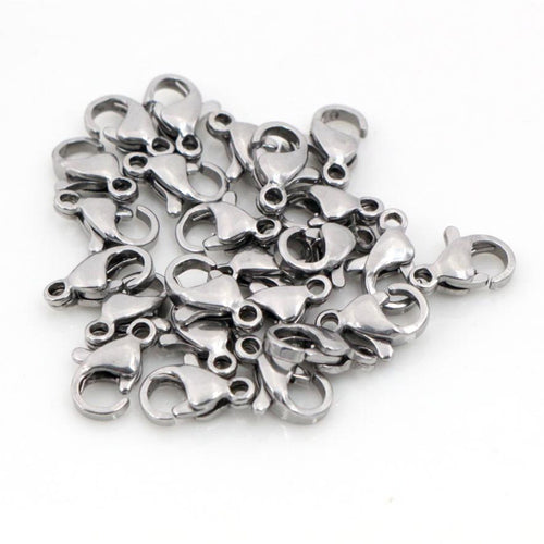 Stainless Steel Small Lobster Clasp DIY Jewelry Accessory Connector For Bags Bracelets Necklaces