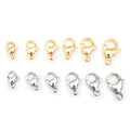 30 Pieces Per Pack Stainless Steel Mini Lobster Clasps For Bags Bracelets Necklaces DIY Jewelry view 4
