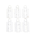 Antique Silver Zinc Alloy Razor Blade Charm Pendant for DIY Necklace Bracelet Jewelry Making view 2