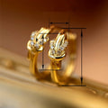 Korean Japanese Style Knot Hoop Ear Cuffs, Delicate Fashion Commuter Earrings For Women view 4