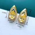 2024 New Pear Shaped Teardrop Stud Earrings For Women European American Trendy Fashion Jewelry view 3