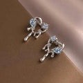 Cool Girl Melting Heart Stud Earrings Sweet Punk Design Statement Jewelry For Women view 6