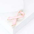 Alloy Enamel Ribbon Brooch Pin For Minimalist Women Apparel Decor view 3