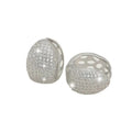 Hip Hop Pave Luxury Ear Cuff Earrings With Trendy Hollow Design Fashion Statement Ear Jewelry view 5
