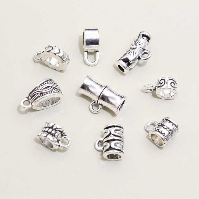 20pcs/Pack Antique Silver Alloy Three-Way Spacer Beads For DIY Bracelet Necklace Pendant Connectors