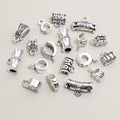 20pcs/Pack Antique Silver Alloy Three-Way Spacer Beads For DIY Bracelet Necklace Pendant Connectors view 2